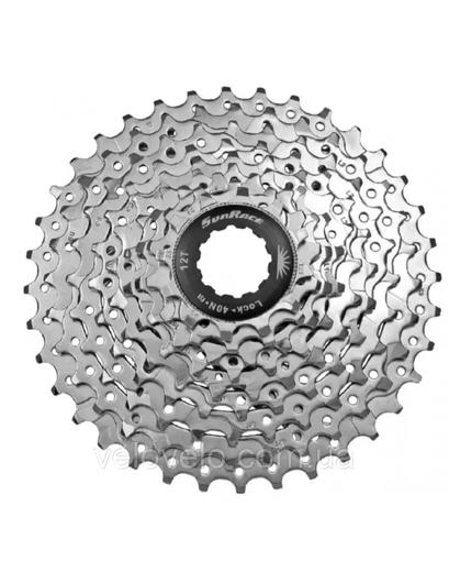 Касета SunRace CS-M90 9 швидкостей, 11-34T, Zinc