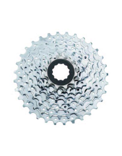 Касета SunRace CSM90 9AV U, 9 швидкостей, 11-34T, Zinc