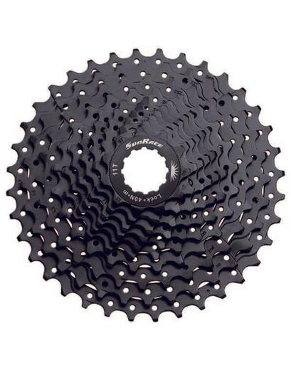 Касета SunRace CSMS1 TAW ED, 10 швидкостей, 11-36Т, Black