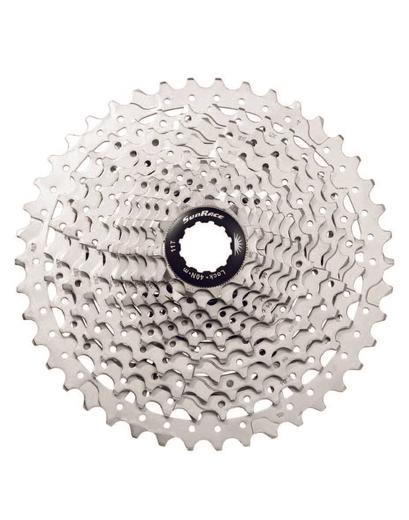 Касета SunRace CSMS7 EAZ , 11 швидкостей, 11-46Т, Silver