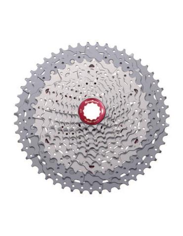 Касета SunRace CSMX80 EA1 X, 11 швидкостей, 11-51Т, алюмінієвий  павук, Silver