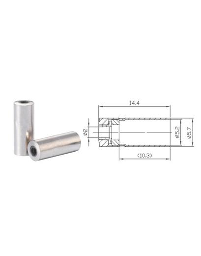 Кінцевик гальмівної рубашки Alligator 5.2x5.7x14.4мм