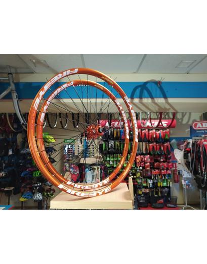 Заднє колесо Fireeye custom 27.5 Помаранчеві/помаранчеві QR/QR, 28 обід