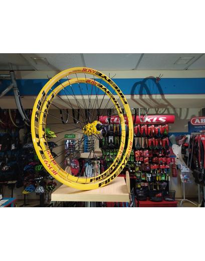 Переднє колесо Fireeye custom 27.5 Жовті/жовті 15/12 вісь