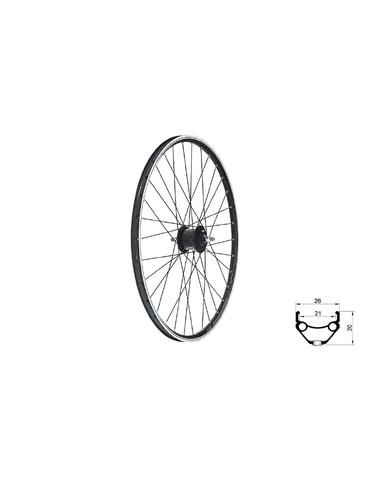 Колесо переднє KLS Draft Dynamo V-brake, 24" чорний