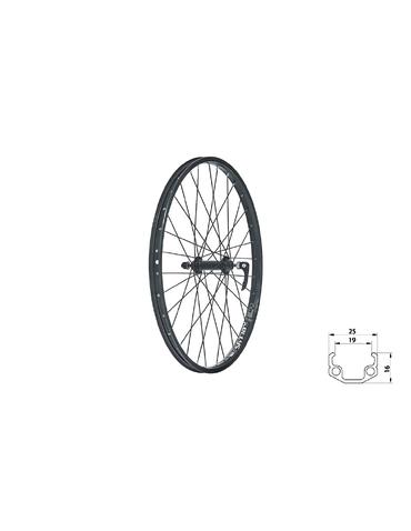 Колесо переднє KLS Wasper V-brake F, 24" чорний