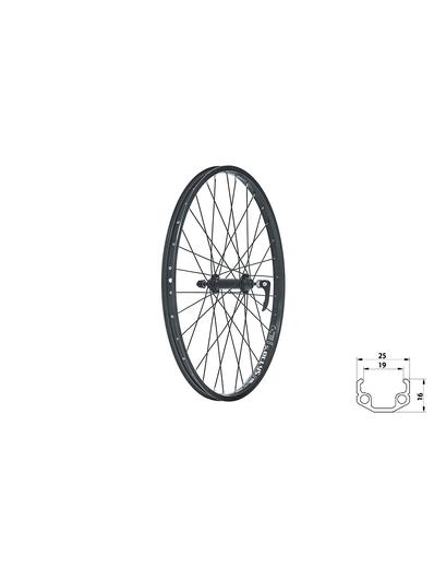 Колесо переднє KLS Wasper V-brake F, 24" чорний