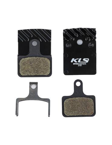 Колодки гальмівні KLS D-18 + Radiator для Shimano  органіка пара