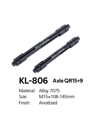 Комплект адаптерів Kenli KL-806 для втулок (конвертація вісь-ексцентрик), анодований алюміній 7075,