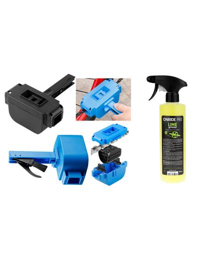 Комплект дегризер ONRIDE PRO Lime 500 мл з тригером + Мийка ланцюга ONRIDE Wash 10