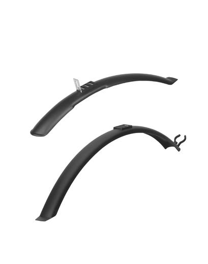 Комплект крил Dieffe DI-MUD202 MTB, 26-27,5", на вилку/раму, 600/485х58 мм, чорний