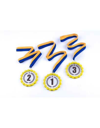 Комплект медалей Trek жовта окантовка