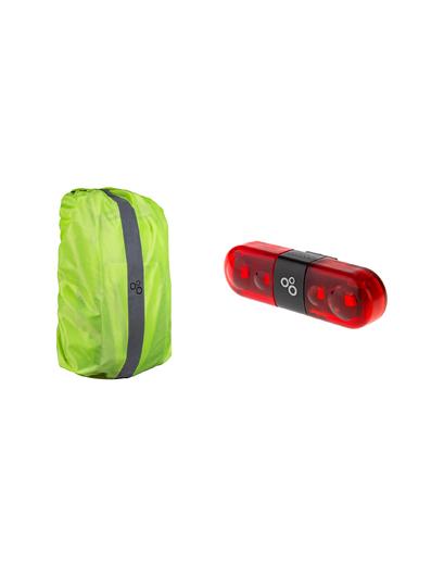 Комплект ONRIDE чохол на рюкзак Coat 10 + мигалка Row