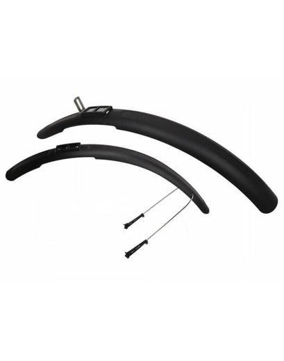 Крила Zefal Trail 65 набір 28" (2438) пластик пер.+ зад. чорне
