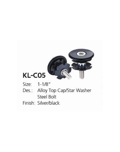 Кришка рульової колонки 1-1/8" з якорем Kenli KL-C05