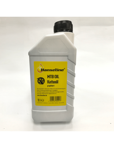 Мастило для ланцюга Hanseline MTB-Oil, 1л (графітне)