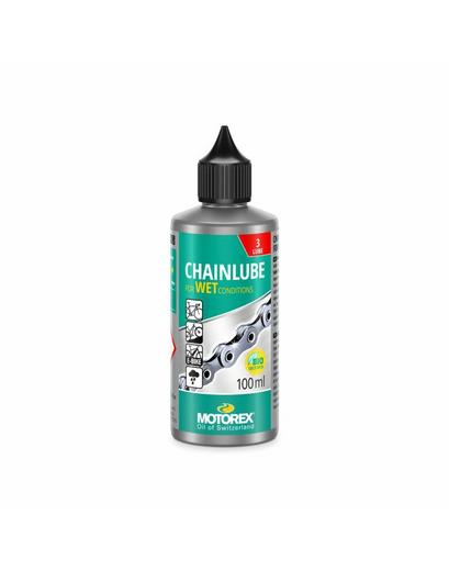 Мастило для ланцюга MOTOREX CHAINLUBE FOR WET CONDITIONS для вологих умов, 100 мл