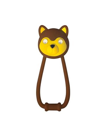 Мигалка передня дитяча KLS Teddy коричневий