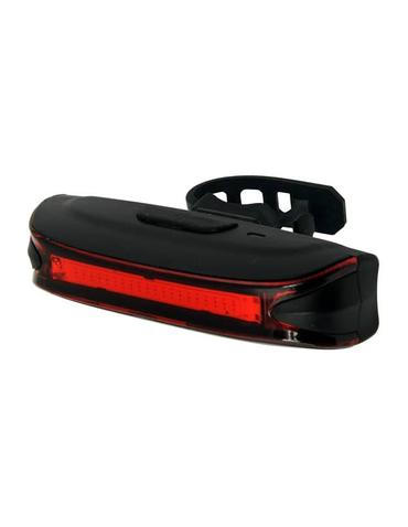 Мигалка задня Longus CHIP 20LED 6F USB 65Lum чорний