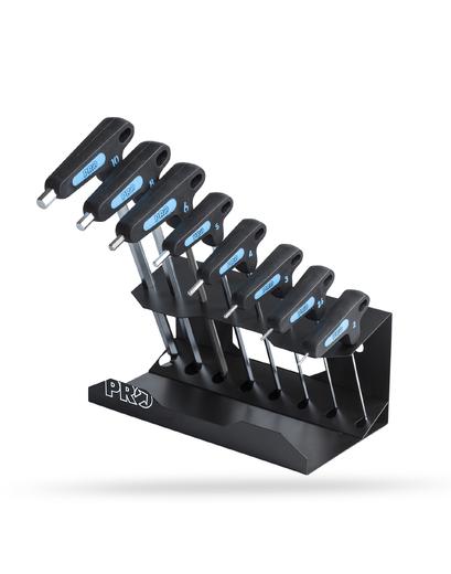 Набір шестигранних ключів PRO 2/2.5/3/4/5/6/8/10 мм з T-подібною ручкою