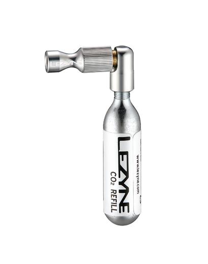 Насос-дозатор картриджний Lezyne TRIGGER DRIVE CO2 16G сріблястий