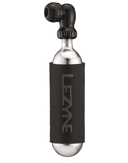 Насос-дозатор картриджний Lezyne TWIN SPEED DRIVE CO2 16G чорний