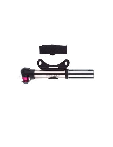 Насос компактний Giyo GM-12L алюмінієвий телескопічний. Тиск: 100 PSI / 6.8 Bar