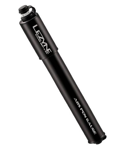 Насос компактний Lezyne GAUGE DRIVE HV M великий об'єм зі шлангом та манометром чорний