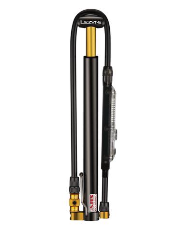 Насос компактний Lezyne MICRO FLOOR DIGITAL DRIVE HVG великий об'єм зі шлангом та манометром чорний