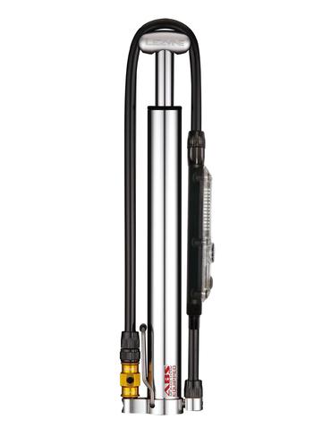 Насос компактний Lezyne MICRO FLOOR DIGITAL DRIVE HVG великий об'єм зі шлангом та манометром срібляс