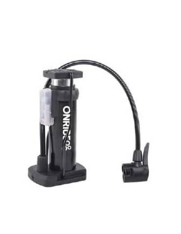 Насос підлоговий ONRIDE Magic алюміній, макс. тиск 120 psi, голівка з двома отворами під FV/AV