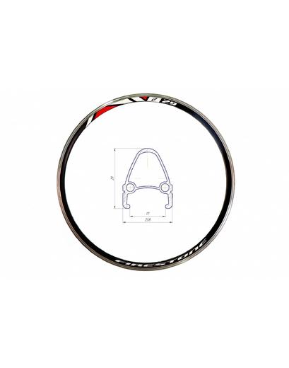 Обід 26 "AL 36H 14G двустін. З проточкою HLQC-04 під Vbr чорн.