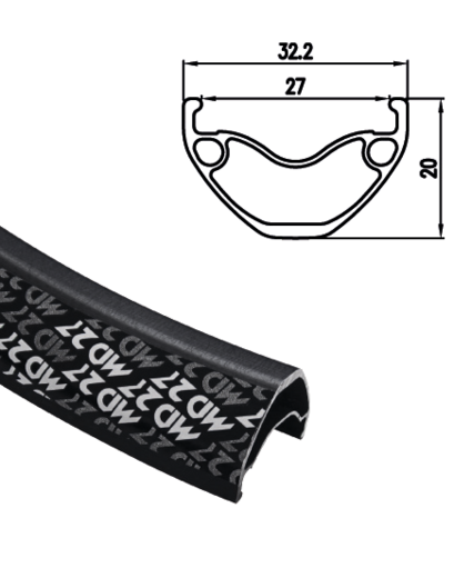 Обід Alex Rims MD27 SSE FV, 29