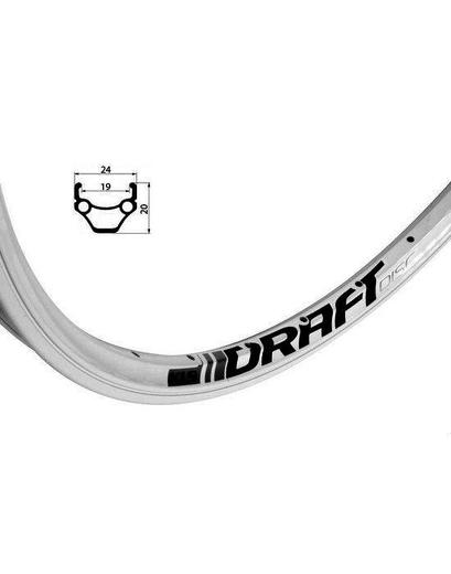 Обід KLS Draft 28/29˝ AV 32 отвори сріблястий