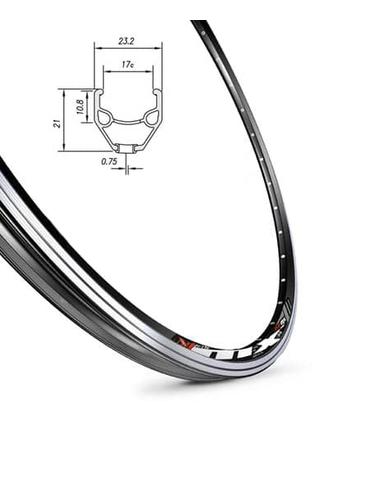 Обід Mach1 MX 27.5˝ 32 отвори під V-Brake чорний