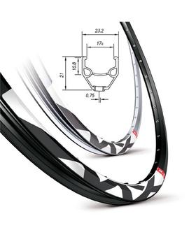 Обід Mach1 240 28˝ 32 отвори під V-Brake чорний