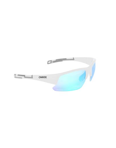 Окуляри ONRIDE Lead 20 матові білі з лінзами Photochromic Revo Blue (67-25%)