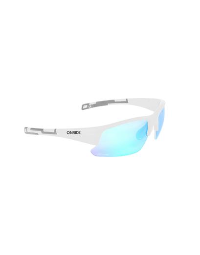 Окуляри ONRIDE Lead 20 матові білі з лінзами Photochromic Revo Blue (67-25%)