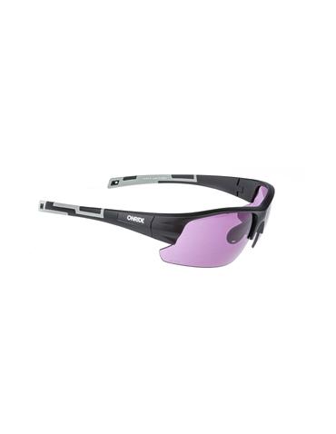 Окуляри ONRIDE Lead 20 матово чорні з лінзами HD purple (19%)