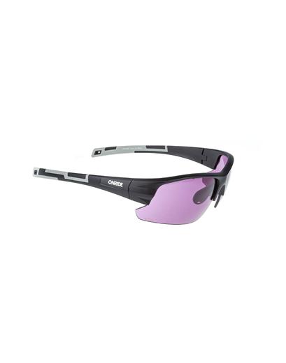 Окуляри ONRIDE Lead 20 матово чорні з лінзами HD purple (19%)