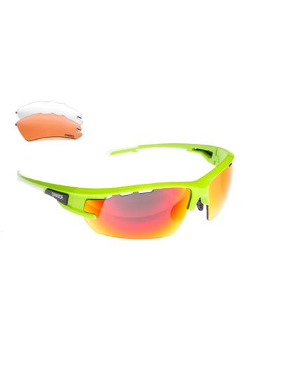 Окуляри ONRIDE Lead матовий зелений з лінзами RevoRed/Clear/Orange