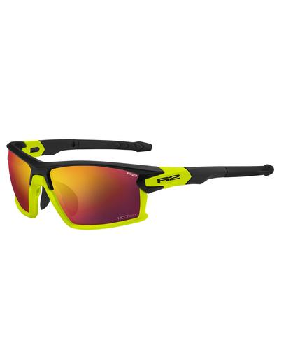 Окуляри R2 Eagle AT102B чорний/зелений з лінзами Red/black Revo HD Tech (Cat.2)