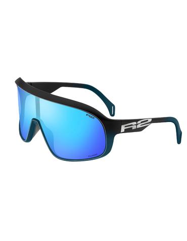 Окуляри R2 FALCON оправа матова чорно-синя лінзи grey Polarized з покрит. Blue Revo (CAT. 3)
