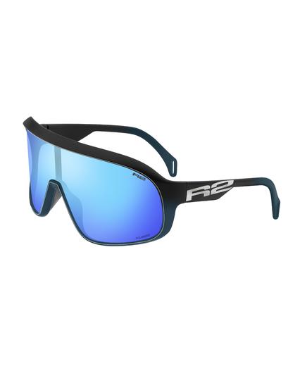 Окуляри R2 FALCON оправа матова чорно-синя лінзи grey Polarized з покрит. Blue Revo (CAT. 3)