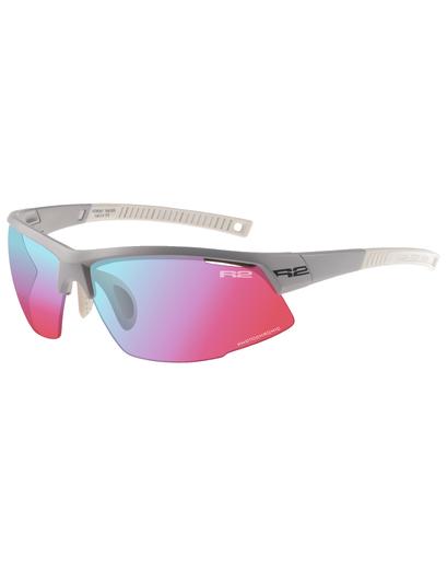 Окуляри R2 Racer матові сірі рожеві фотохромні кат. 2-3