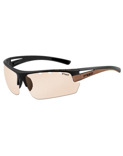 Окуляри R2 SKINNER XL оправа матова чорно-бронзова, фотохромні лінзи grey (CAT. 0-3)