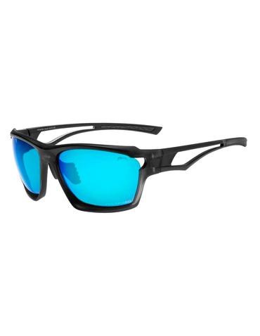 Окуляри Relax Atoll 2020 оправа чорно-сіра матова лінза Polarized grey покриття ICE BLUE (CAT.3)