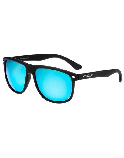Окуляри Relax Kanaga R2326D 2020 оправа чорна матова лінза Polarized green покриття ICE BLUE(CAT.3)
