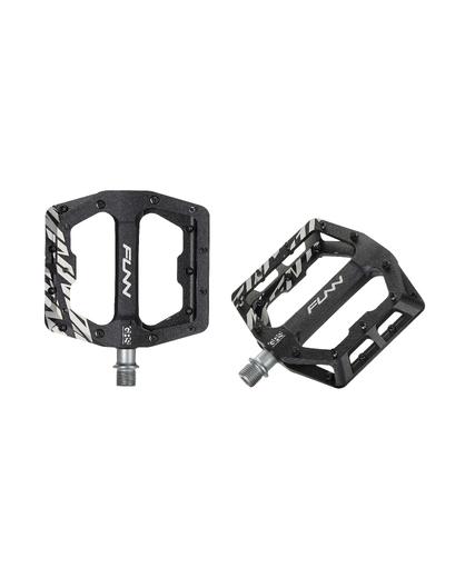 Педалі FUNN Funndamental, DU/пром., Cr-Mo вісь, сталеві піни, AL6061 CNC, чорний