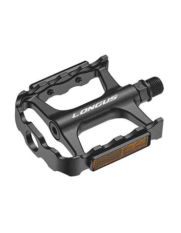 Педалі Longus MTB PREMIUM Al, пром підшипники, чорний